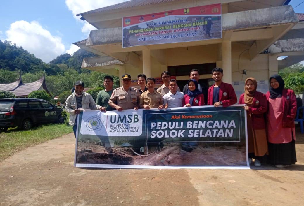 UMSB Peduli Bencana Solok Selatan