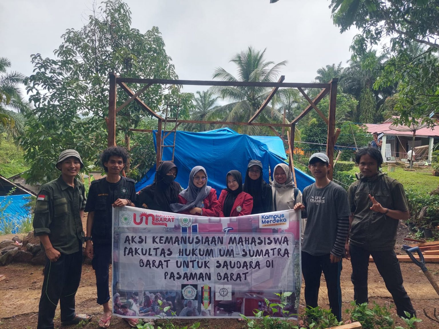 BEM Dan UKM Fakultas Hukum UM Sumatera Barat Gelar Aksi Cepat Tanggap