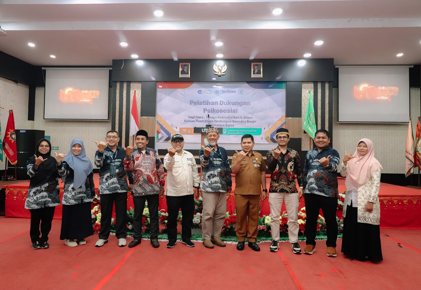 UM Sumatera Barat Menjadi Tuan Rumah Pelatihan Dukungan Psikososial bagi Satuan Pendidikan Terdampak Banjir