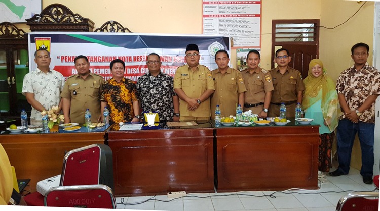  Penandatanganan MoU dan MoA Pemerintahan Desa Cubadak Mentawai Kec. Pariaman Timur Kota Pariaman dengan UMSB
