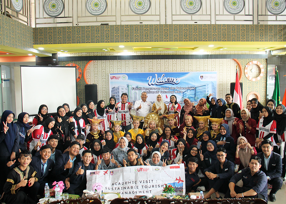 Jembatan Ilmu dan Pengalaman: Fakultas Pariwisata UM Sumatera Barat Terima Kunjungan Universiti Teknologi Mara Malaysia
