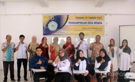 Fakultas Pariwisata UMSB Gelar TOT Pendampingan Desa Wisata