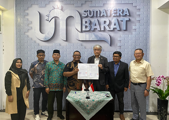 Jajaki Program Magang Internasional, UM Sumatera Barat Jalin Kerjasama Dengan Jepang