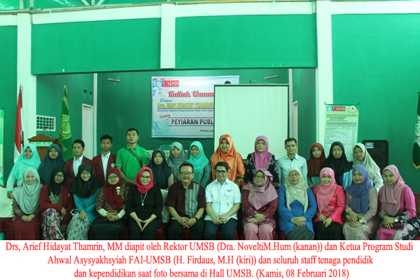 UMSB Kuliah Umum dengan Direksi TvMu