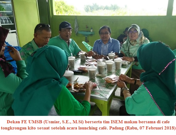 ISEM UMSB Launching Cafe “Tongkrongan Kito”