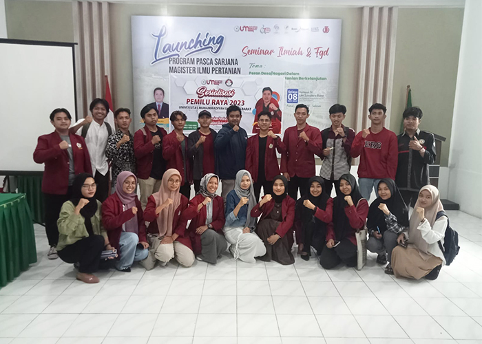Dukung Pelaksanaan Pemira, UM Sumatera Barat Berkomitmen Berikan Beasiswa Bagi Aktivis Kampus