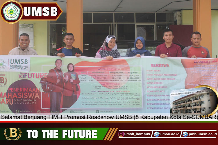 UMSB Lakukan Gencatan Promosi Kampus Tahun Ajaran 2020-2021