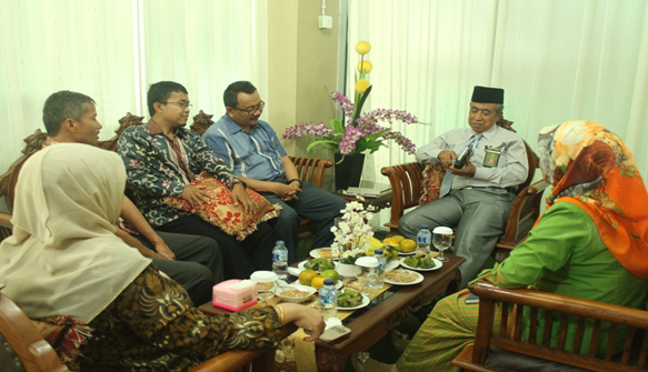 Kunjungan Ketua Pengadilan Tinggi Agama Drs. H. Hasan Basri Harahap, SH.,MH Ke UMSB
