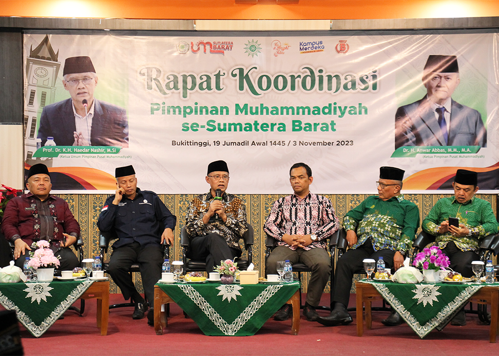 UM Sumbar Fasilitasi Rapat Koordinasi Pimpinan Muhammadiyah se-Sumatera Barat