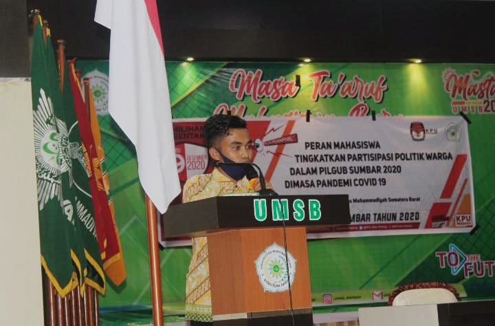 BEM UMSB adakan sosialisasi bersama KPU Kota Padang