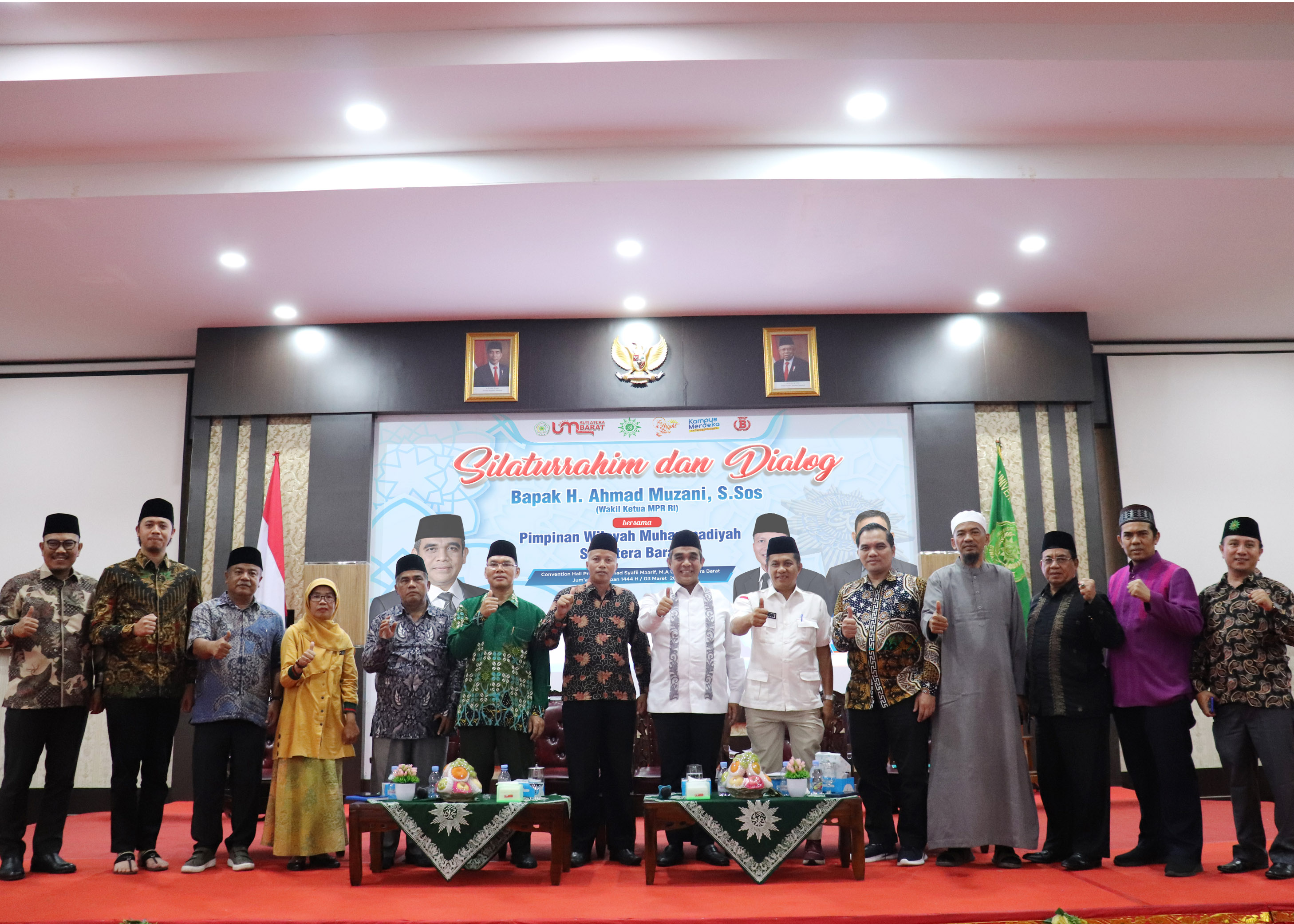  Wakil Ketua MPR RI Ahmad Muzani Hadir Di UM Sumatera Barat