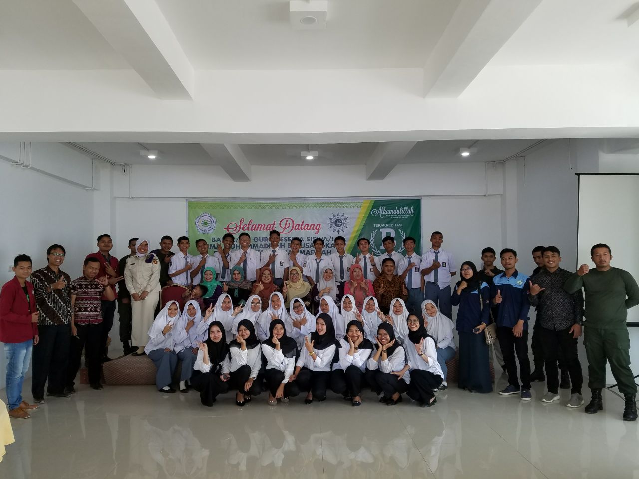 Kunjungan SMA Muhammadiyah Batusangkar ke UMSB (Rabu, 28 Februari 2018) Di Kampus Bukittinggi
