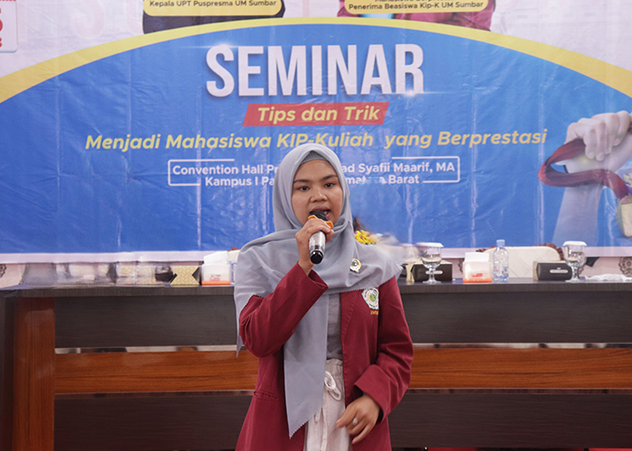 Pemilihan Mahasiswa Berprestasi : Ridha Jusni Sondra Maju Ke Tingkat Nasional