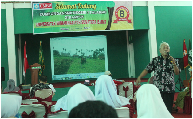 Kunjungan SMK Negeri 1 Talamau ke Universitas Muhammadiyah Sumatera Barat
