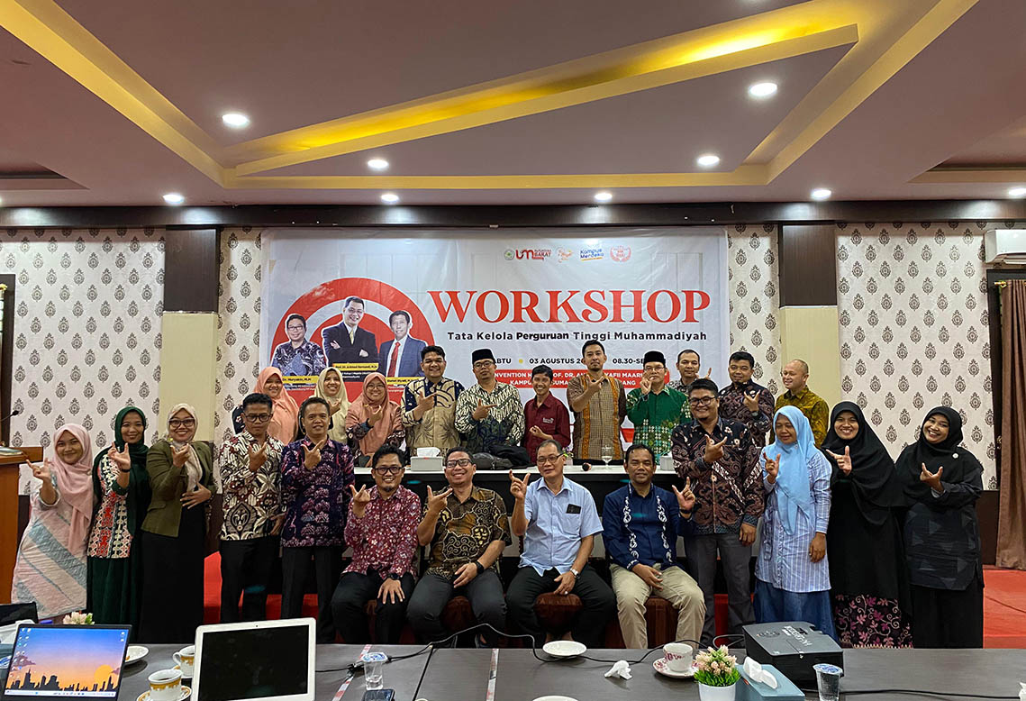 Tingkatkan Tata Kelola Perguruan Tinggi Muhammadiyah, UM Sumatera Barat Gelar Workshop