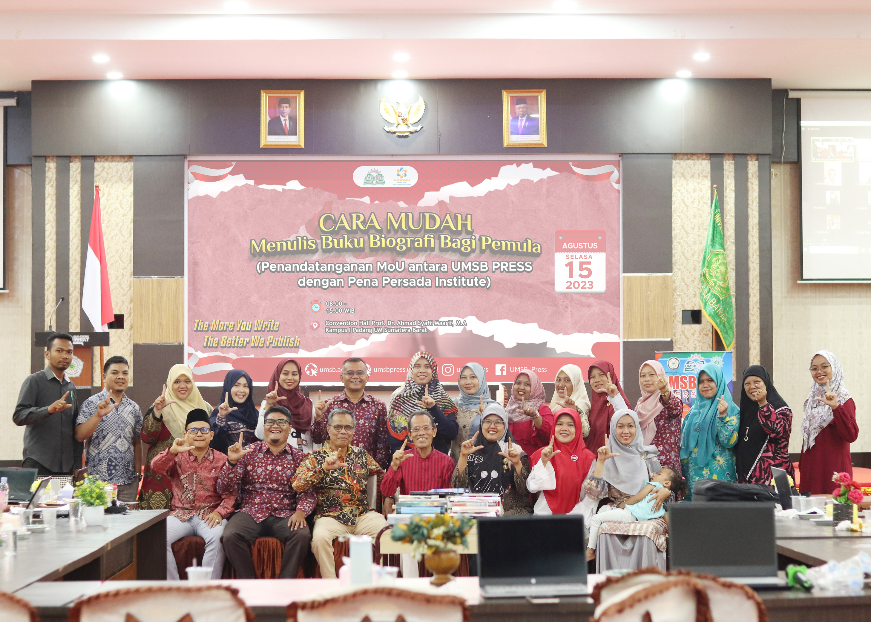 UMSB PRESS Dorong Peningkatan Jumlah Buku Berkualitas Melalui Kerjasama Penerbitan Dan Workshop Menulis